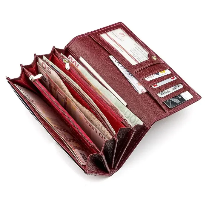Гаманець жіночий Boston 18473 (S2001B) модний Бордовий