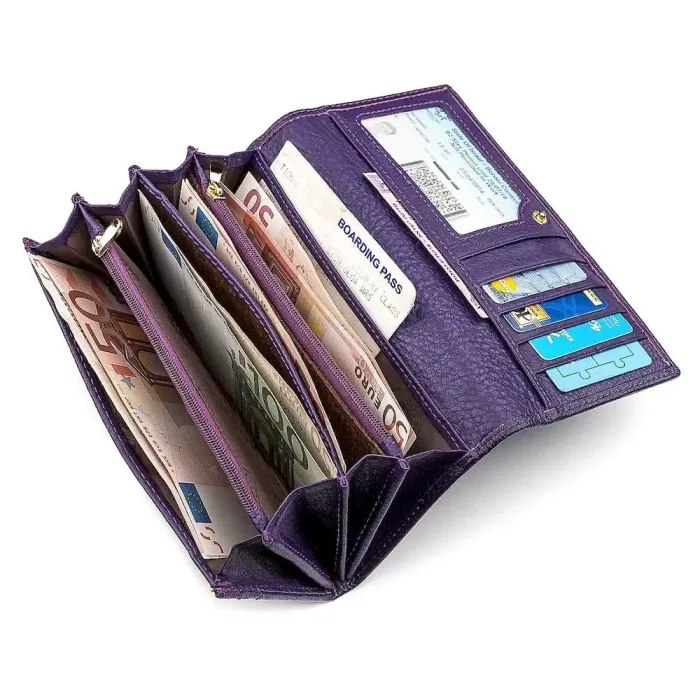 Гаманець жіночий Boston 18474 (S2001B) шкіра Фіолетовий