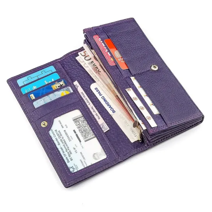 Гаманець жіночий Boston 18474 (S2001B) шкіра Фіолетовий