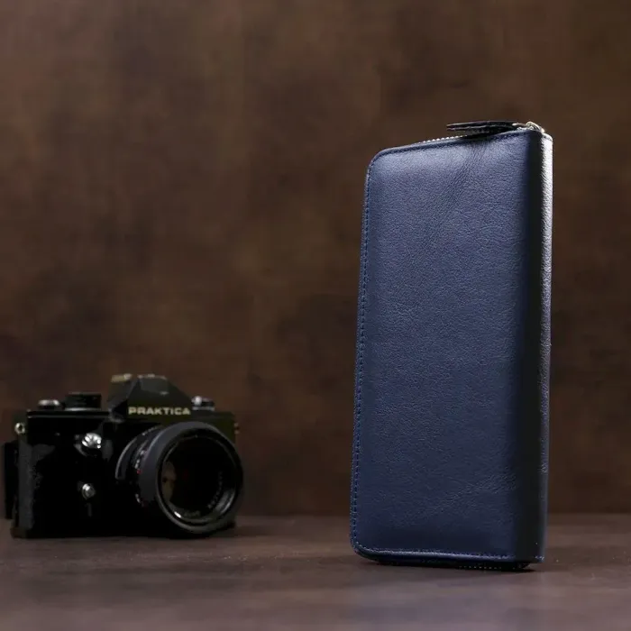 Гаманець жіночий Boston 18476 (B202) багатофункціональний Синій