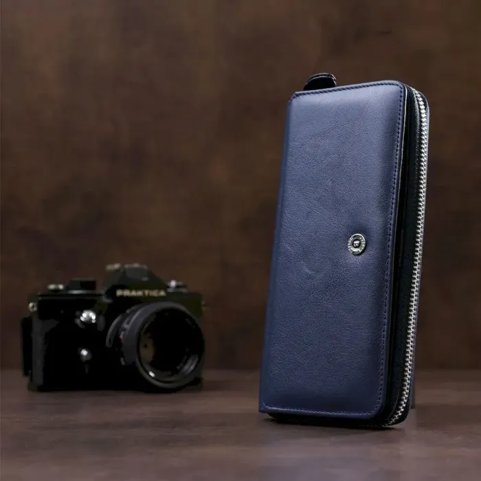 Гаманець жіночий Boston 18476 (B202) багатофункціональний Синій