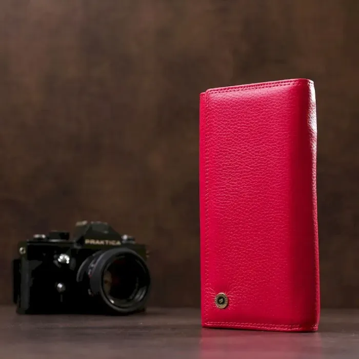 Гаманець жіночий Boston 18482 (S6001B) натуральна шкіра Рожевий