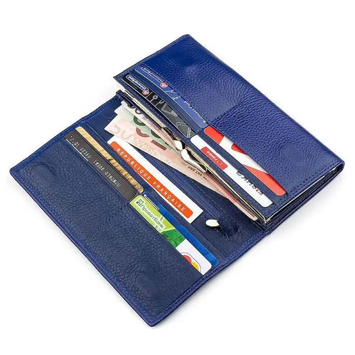 Гаманець жіночий Boston 18484 (S6001B) шкіра Синій