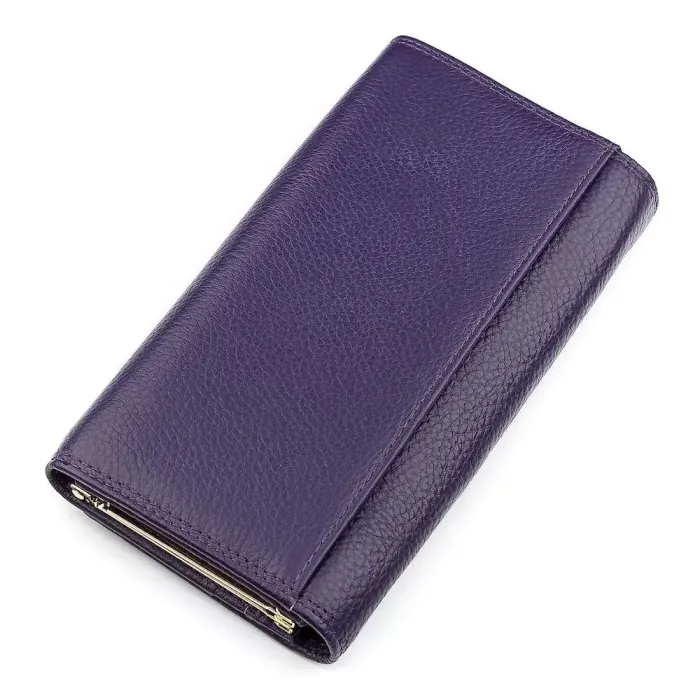Гаманець жіночий Boston 18487 (S6001B) із натуральної шкіри Фіолетовий