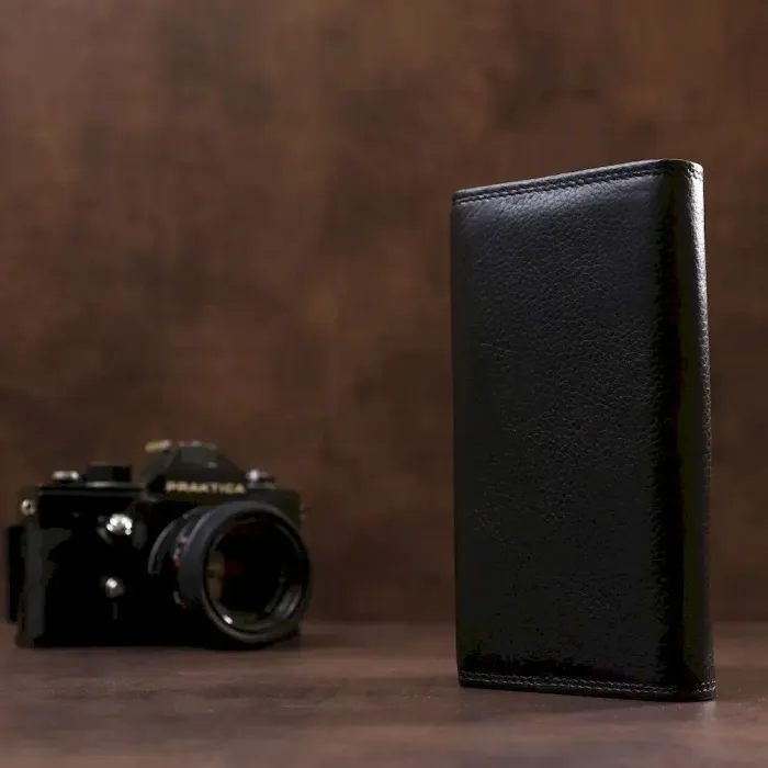 Жіночий гаманець Boston 18489 (S9001B) високоякісна шкіра Чорний