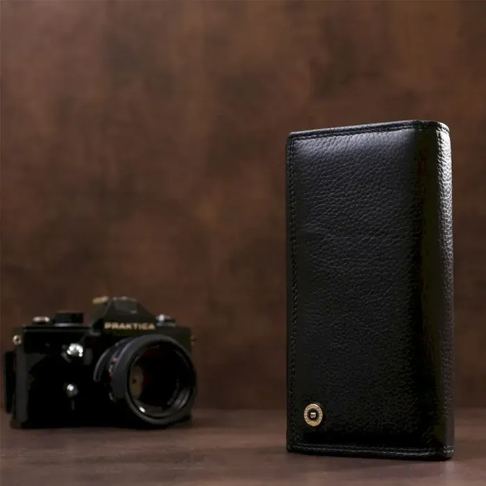 Жіночий гаманець Boston 18489 (S9001B) високоякісна шкіра Чорний