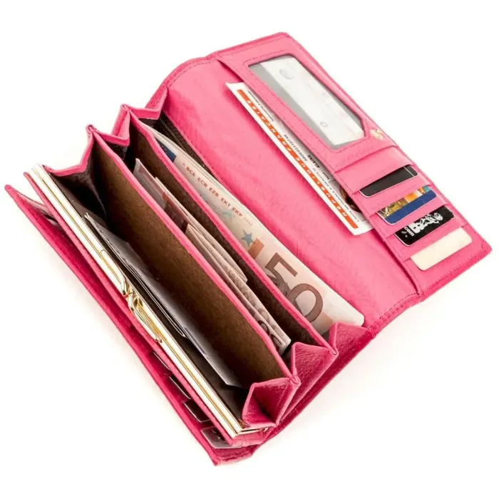 Гаманець жіночий Boston 18492 (S9001B) дуже красивий Рожевий