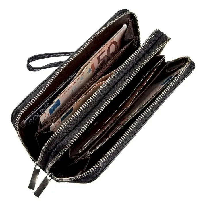 Гаманець жіночий з екошкіри KIVI 19052 Чорний