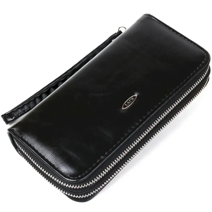 Гаманець жіночий з екошкіри KIVI 19052 Чорний