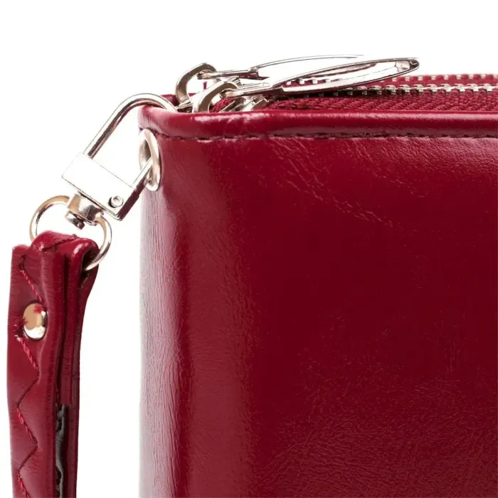 Гаманець жіночий з екошкіри KIVI 19053 Малиновий