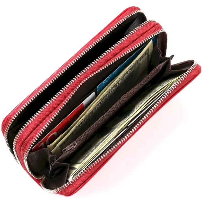 Гаманець жіночий з екошкіри KIVI 19054 Рожевий