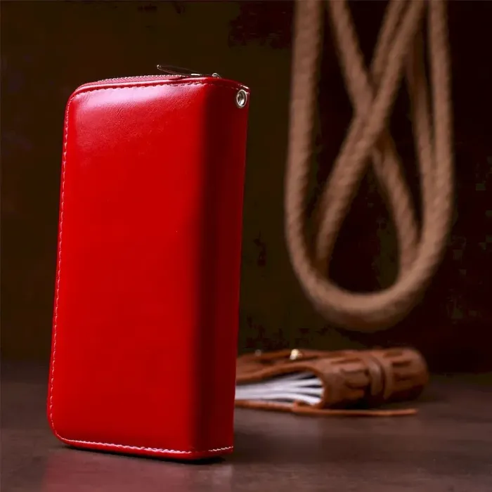 Гаманець жіночий з екошкіри KIVI 19054 Рожевий