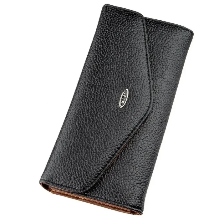 Гаманець жіночий з екошкіри флотар KIVI 19061 Чорний
