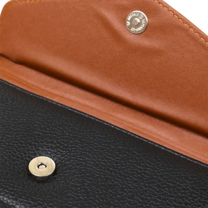 Гаманець жіночий з екошкіри флотар KIVI 19061 Чорний