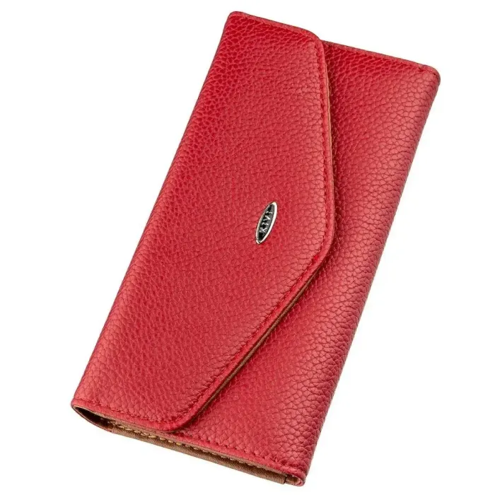 Кошелек женский из экокожи флотар KIVI 19067 Красный