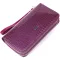 Гаманець жіночий з екошкіри на дві блискавки KIVI Хамелеон 19021 Фіолетовий