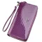 Гаманець жіночий з екошкіри на дві блискавки KIVI Хамелеон 19021 Фіолетовий
