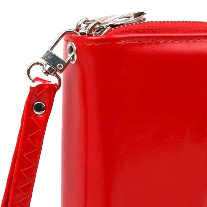 Гаманець жіночий з гладкого екошкіри KIVI 19055 Яскраво-червоний