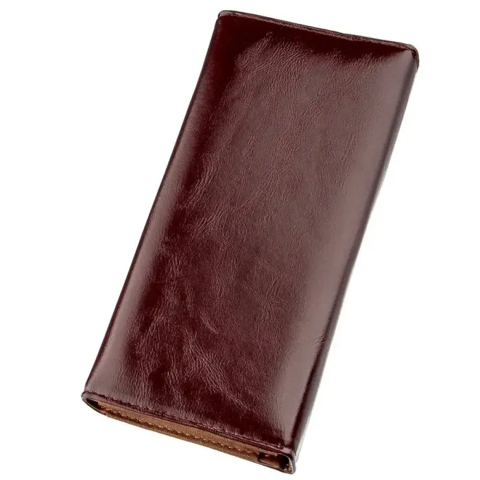 Гаманець жіночий з гладкого екошкіри KIVI 19070 Коричневий