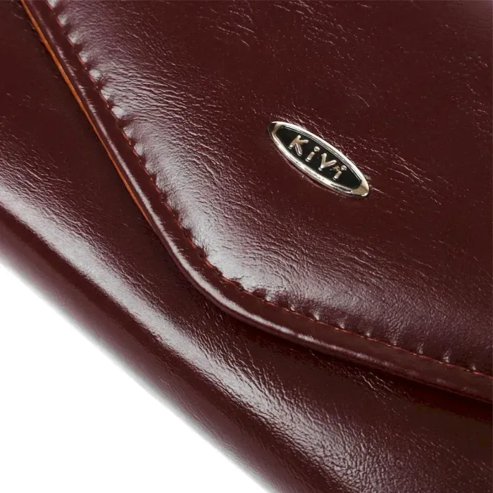Гаманець жіночий з гладкого екошкіри KIVI 19070 Коричневий
