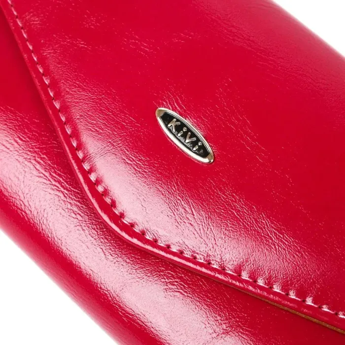 Гаманець жіночий з гладкої екошкіри KIVI 19074 Рожевий