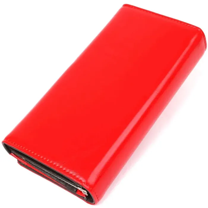 Гаманець жіночий з гладкого екошкіри KIVI 19075 Червоний