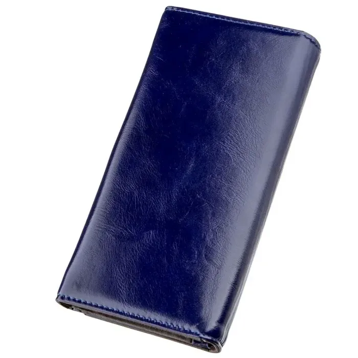 Гаманець жіночий з гладкого екошкіри KIVI 19076 Синій