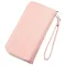Гаманець жіночий із зернистої екошкіри KIVI 19048 Рожевий
