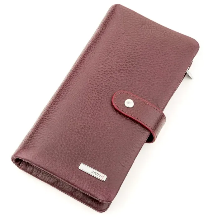 Гаманець жіночий KARYA 17236 Шкіряний Бордо