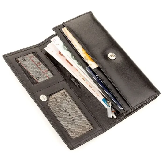 Кошелек женский KARYA 17237 кожаный Черный