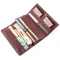 Кошелек женский KARYA 17258 кожаный Сливовый