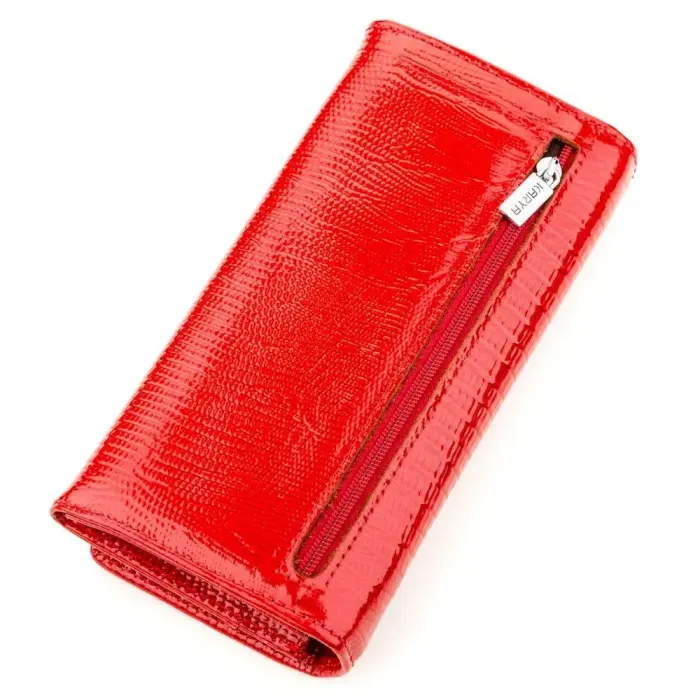 Кошелек женский KARYA 17262 кожаный Красный