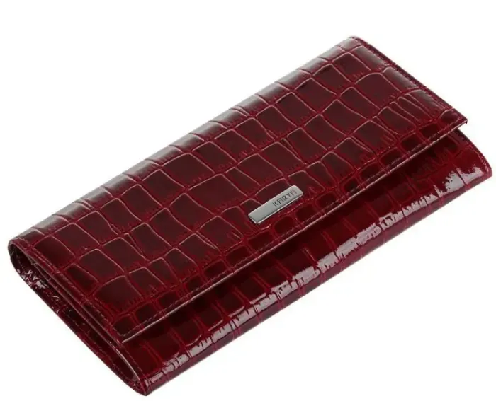 Кошелек женский KARYA 17265 кожаный Бордовый