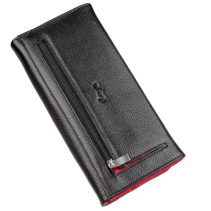 Гаманець жіночий комбінований шкіряний KARYA 17395 Чорний