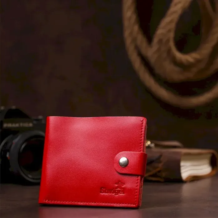 Кошелек женский кожаный SHVIGEL 16215 Красный