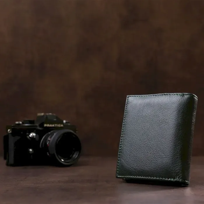 Шкіряний гаманець ST Leather 18958 Зелений