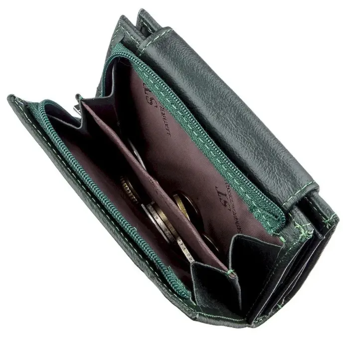 Шкіряний гаманець ST Leather 18958 Зелений