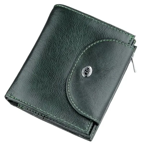 Шкіряний гаманець ST Leather 18958 Зелений
