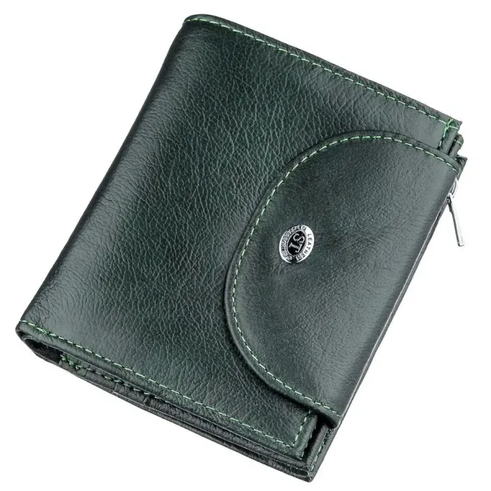 Шкіряний гаманець ST Leather 18958 Зелений