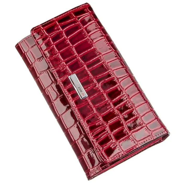 Гаманець жіночий лаковий KARYA 17401 Червоний