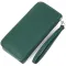 Кошелек женский на одну молнию из экокожи флотар KIVI 19017 Зеленый