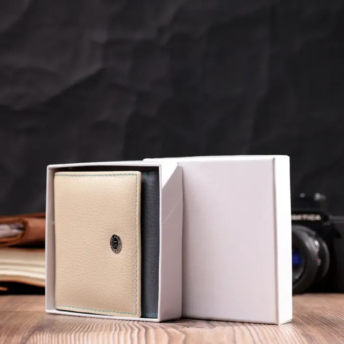 Гаманець жіночий з оригінальною монетницею з натуральної шкіри ST Leather 19507