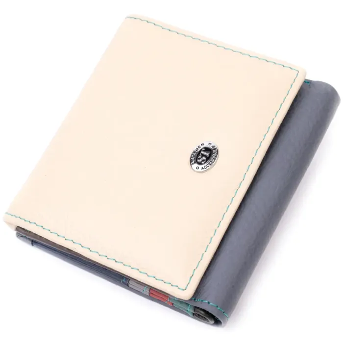 Гаманець жіночий з оригінальною монетницею з натуральної шкіри ST Leather 19507