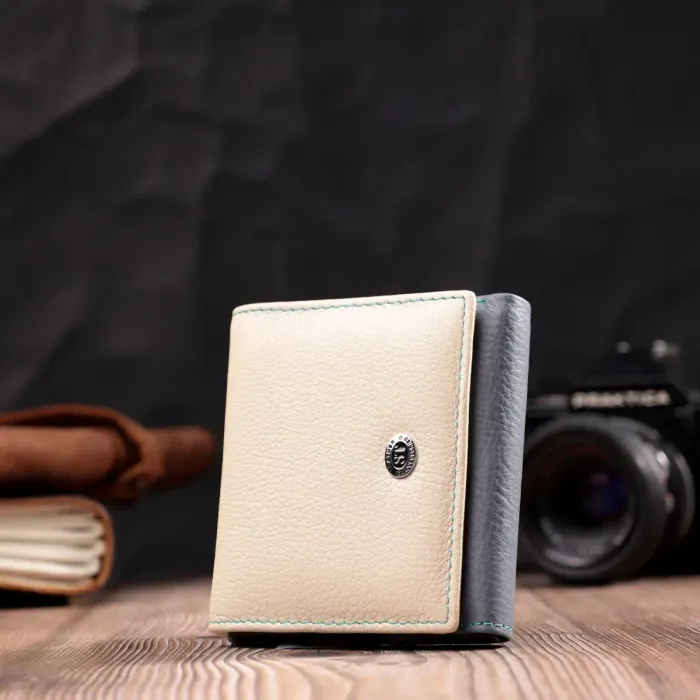 Гаманець жіночий з оригінальною монетницею з натуральної шкіри ST Leather 19507