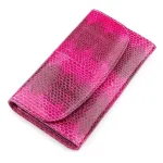 Гаманець жіночий SEA SNAKE LEATHER 18276 із натуральної шкіри морської змії Рожевий