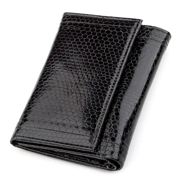 Гаманець жіночий SEA SNAKE LEATHER 18282 із натуральної шкіри морської змії Чорний