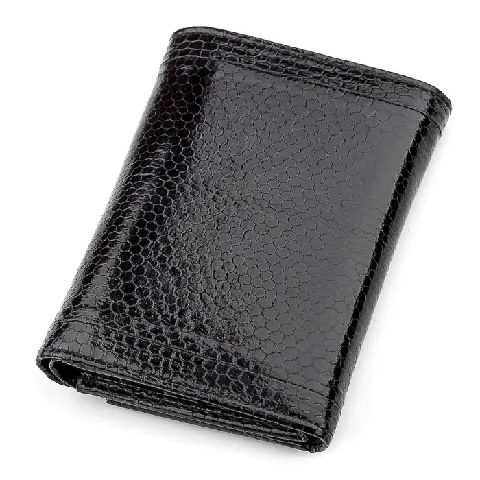 Гаманець жіночий SEA SNAKE LEATHER 18282 із натуральної шкіри морської змії Чорний