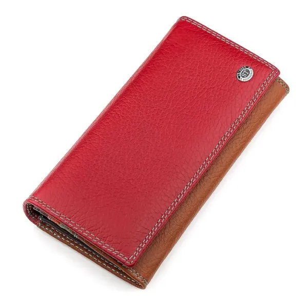 Гаманець жіночий ST Leather 18302 (SB634) червоний шкіряний