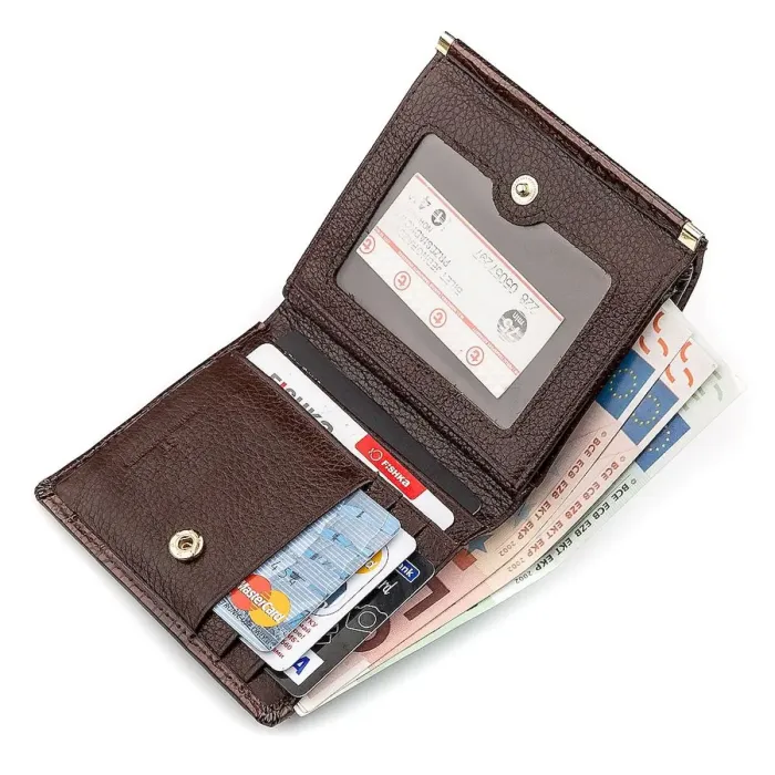 Кошелек женский ST Leather 18354 (S1101A) лакированная кожа Коричневый