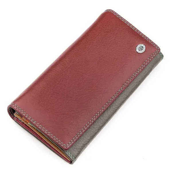 Гаманець жіночий ST Leather 18363 (SB634) шкіра Бордовий
